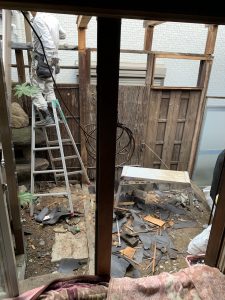 【作業実績】大阪市東住吉区にて家屋解体を実施。